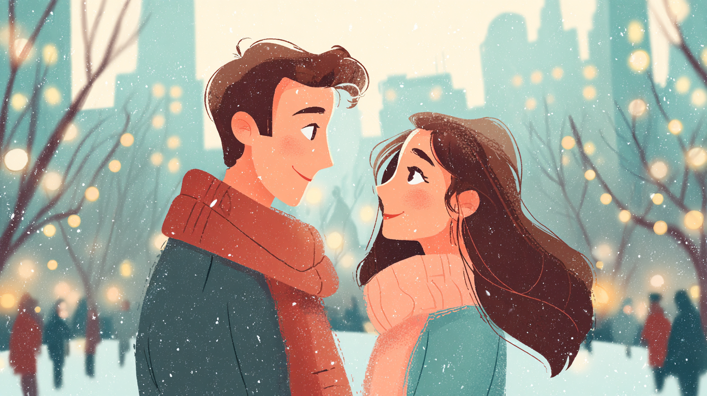 Cozy Romance Illustration